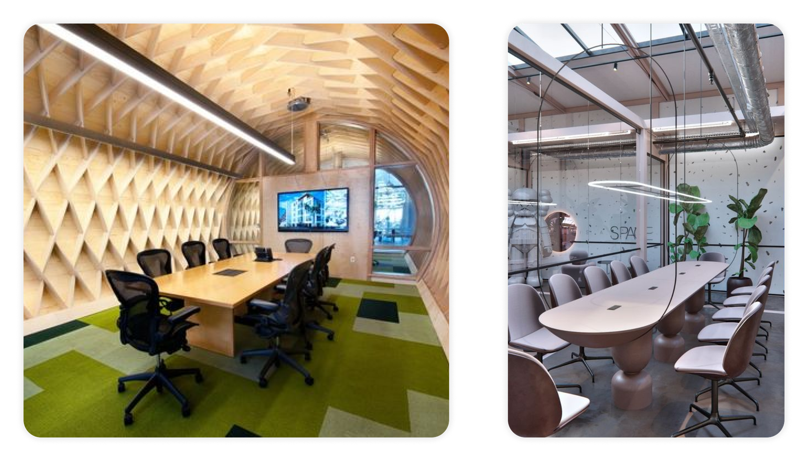 Futuristic meeting room design ideas