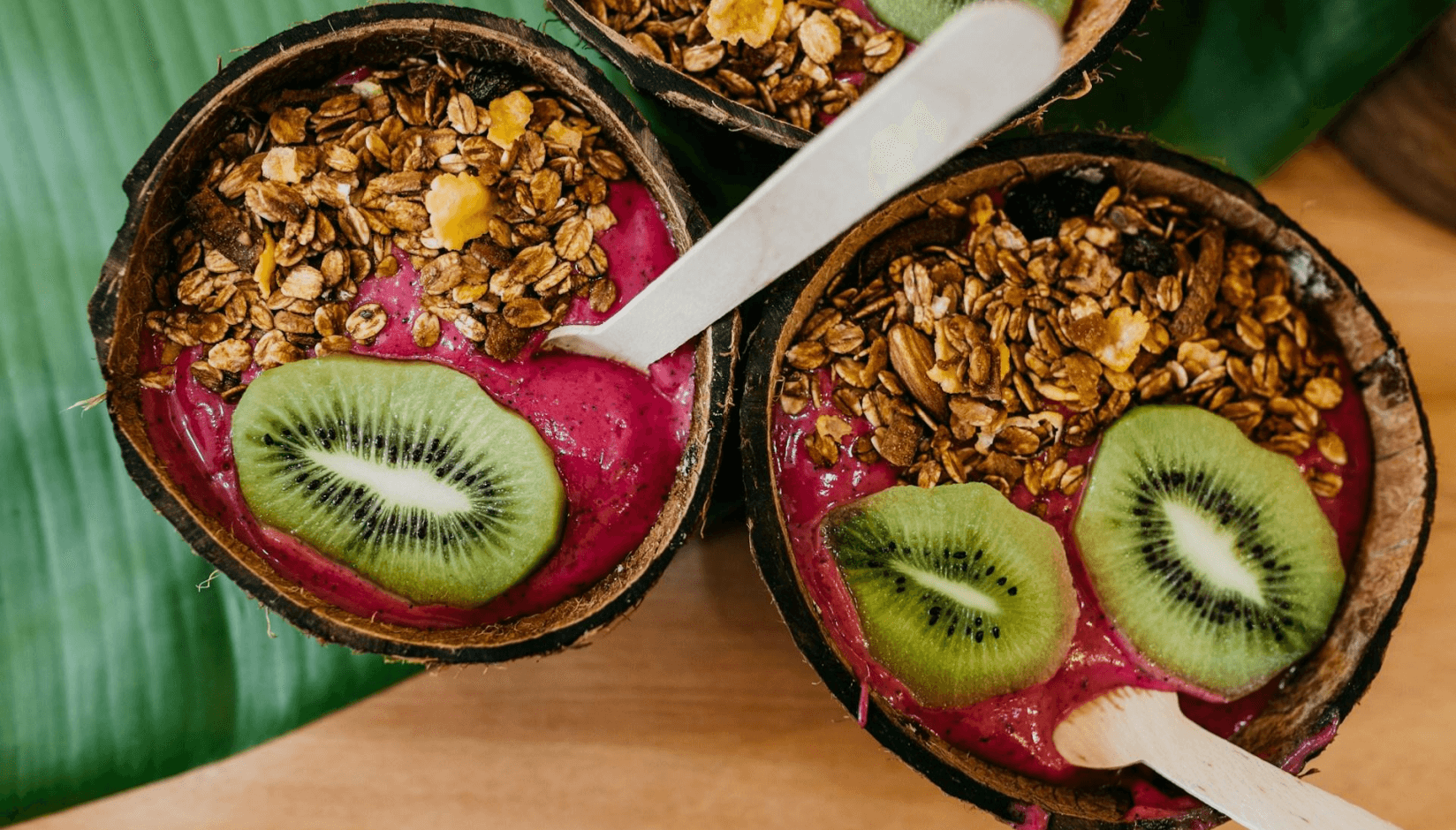 Healthy snacks at the coworking cafe