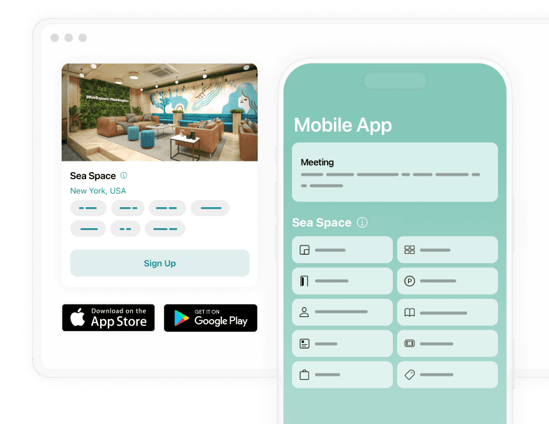 A white-label mobile app interface for a seamless user experience.