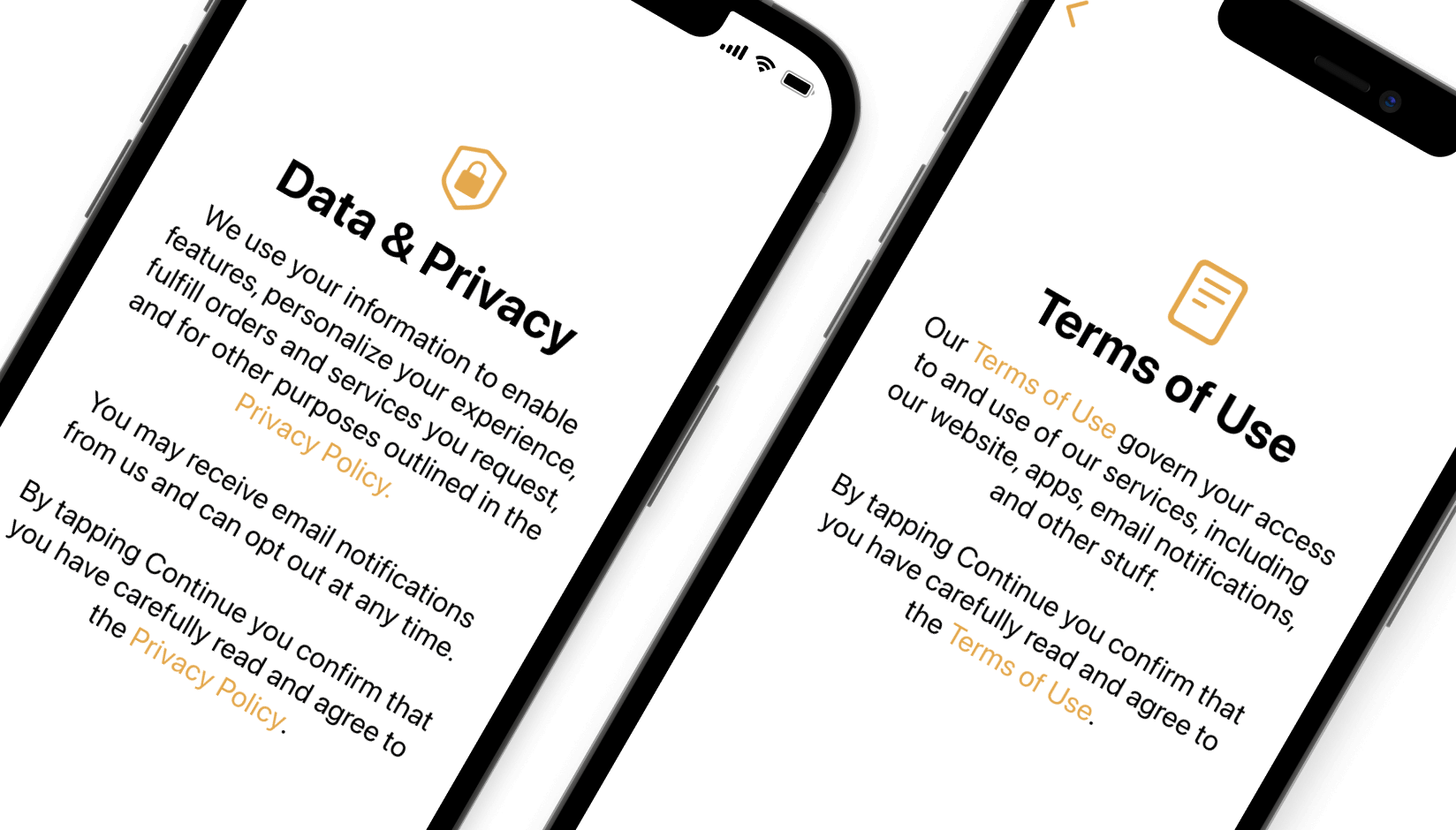 Hosted Terms & Privacy Policy