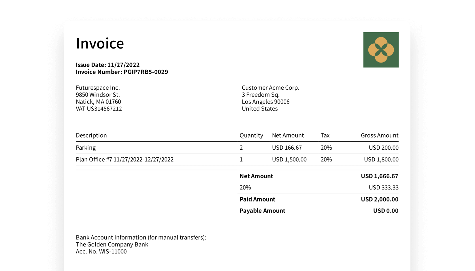 New Look of Invoices and Receipts