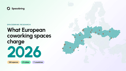 What European coworking spaces charge in 2026: price benchmarks from 126 spaces