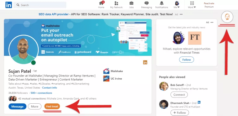find prospects' emails for cold email outreach campaigns for coworking business