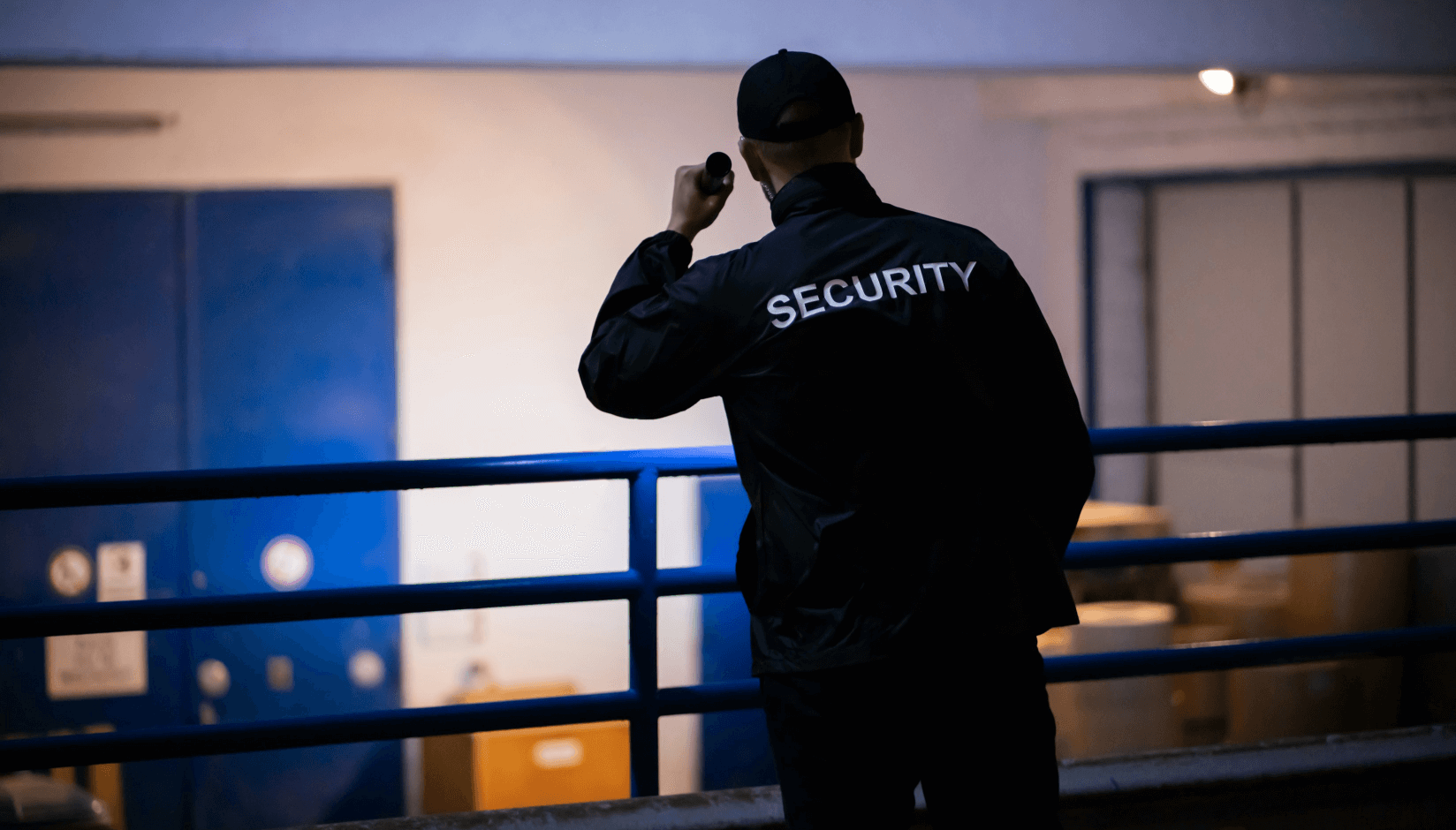 Security officer at a coworking space