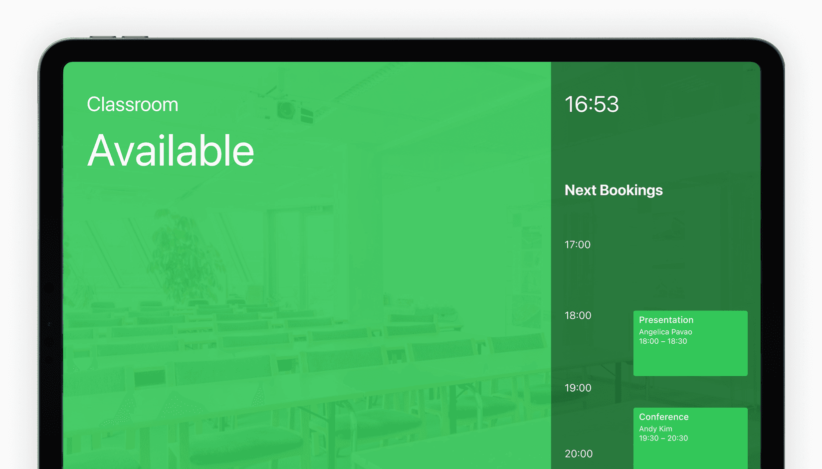 Best meeting room display apps & tablets for 2026