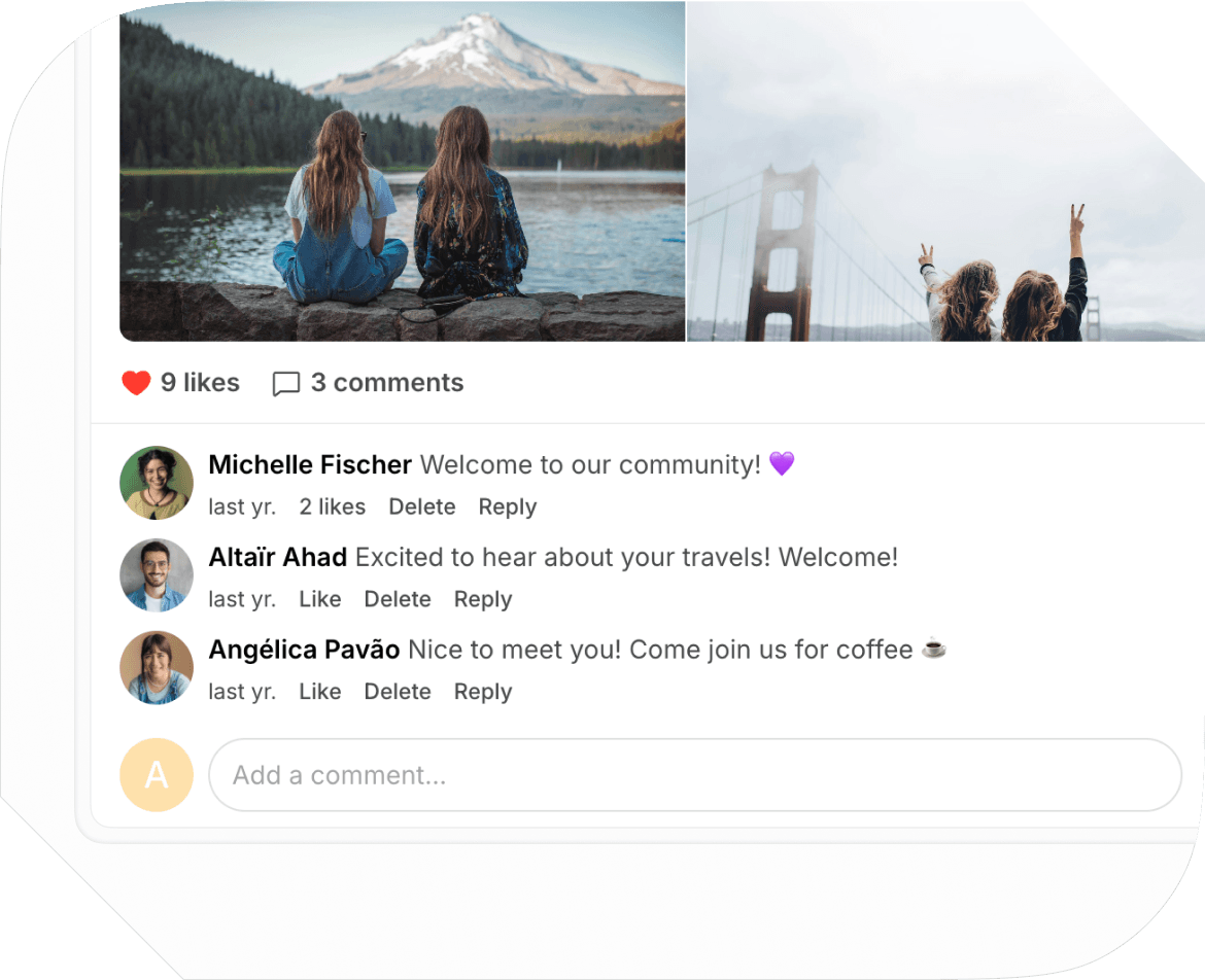 Community engagement with Feed on Spacebring coworking space management software