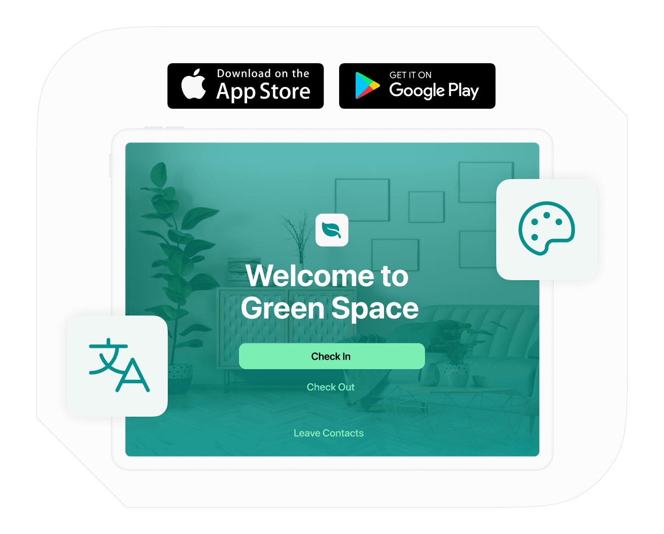 Customize reception app